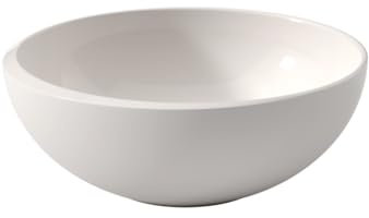 Villeroy & Boch - Bol NewMoon, Moderno cuenco para cereales, sopas, ensaladas o postres de porcelana premium, apto para lavavajillas, blanco, 750 ml