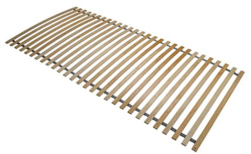 BeCo Lattenrost, Quick 28, 140 x 200 cm, Rollrost, 28 Federholzleisten, Made in Germany, 100 Nächte Testschlafen