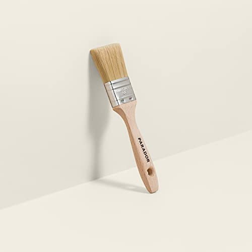 Parador Malerzubehör Malerpinsel Stärke 9 Pinsel 21 x 4 x 2 cm - Flachpinsel vollsynthetische Borsten - Malerbedarf zum Anstreichen Borstenpinsel Wandfarbe umweltfreundlich