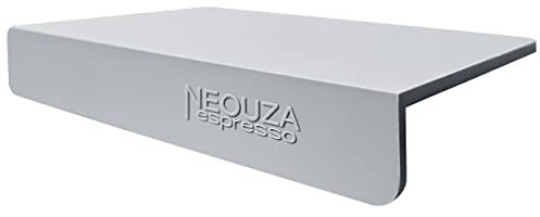 NEOUZA Tappetino per caffè espresso, stazione di tamponamento angolo caffè, tappetino in silicone per uso alimentare per Portafilter senza fondo, casa, cucina, ufficio, bar, negozio (grigio)