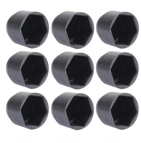 NACX M8 Plastic Nut and Bolt Protection Dome Covers, Acorn Nuts Nylon Hex Caps, 60Pcs