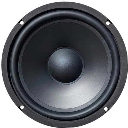 KIT Set FÜR CIARE HW203 1 Tieftöner 20 cm 200 mm 8 Durchmesser 80 Watt rms und 180 Watt max, Impedanz 8 Ohm, 91 db, Gummiaufhängung, für Zuhause, 1 Stück