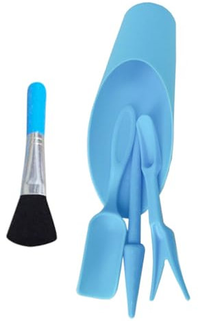 SEWOART 1ensemble Outils De Jardinage Multifonctionnels De Transplantation De Petite Pelle Seau à Shovel Et Brosse De Nettoyage pour Plantes Succulentes