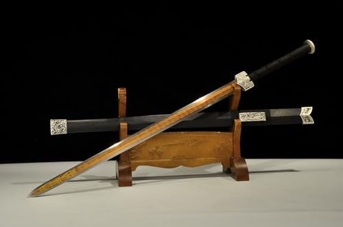 TEERMA 42 Zoll China Handmade Schwert aus Hohem Mangan Stahl scharfes und echtes Katana China Schwert SL110