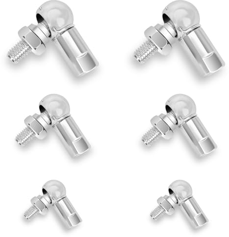 6 bielas de cabeza de bola en forma de l, CS13-M8 | CS10-M6 | CS13-M5 kits finales de bielas de cabeza de bola