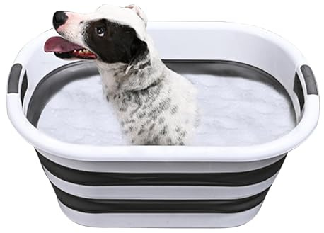 Vasca Pieghevole - Vasca per Piatti Pieghevole - Cesto per la lavanderia Pieghevole | Vasca Da Lavanderia Portatile Da 40 l, Lavanderia Portatile, Cestino Per Biancheria Sporca, Secchio Per Piatti