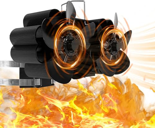 Ventilador Alimentado Por Calor Para Estufa De Leña Ahorro Energético