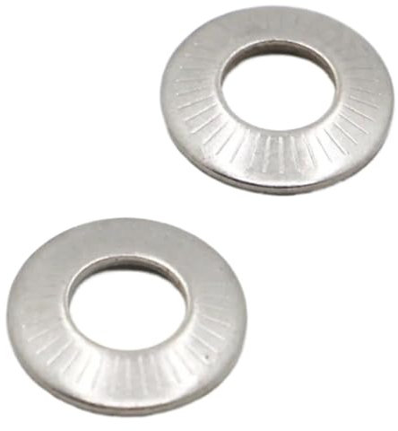 2-20 Pezzi M3-M16 A2 304 in Acciaio Inossidabile con Disco a Molla dentata, Guarnizione Elastica zigrinata conica(M8 5pcs)