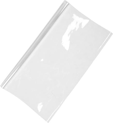 FONDOTIN Tapis De Protection Salon Transparent PVC Imperméable Et Antidérapant Barrière Étanche pour Lit Shampooing Et Fauteuil Facile à Nettoyer