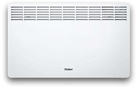 Vaillant eloMENT VER 200/5 Wandkonvektor für ca. 20 m2 (weiß), 230V, 2,0 kW Heizleistung, Elektroheizkörper für zuverlässige und schnelle Wärme, wandhängend, 0010023958