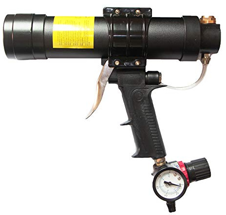Zylinder Druckluft Kartuschenpistole-TopSer CK-08 310 ml Air Kartuschenpistole mit 23 cm Aluminium Schaft für 310 ml Glas Kleber für Home Dekoration,Kleber Konstruktion Industrie,Hardware Tools