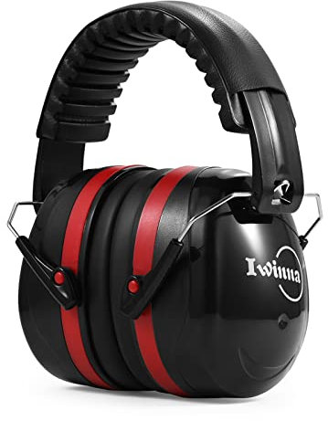 Iwinna Cuffie Antirumore regolabili Cuffie insonorizzanti per Lavoro Sul Trattore, Studiare, Falciatura, Sparare, Aereo, Muscia Forte e Industria Della Costruzio