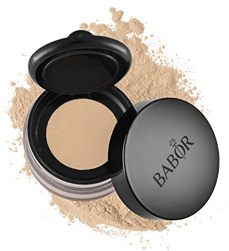 BABOR MAKE UP Mineral Powder Foundation, loser Puder aus mineralischen Pigmenten, mit guter Deckkraft, besonders hautverträglich, 20 g