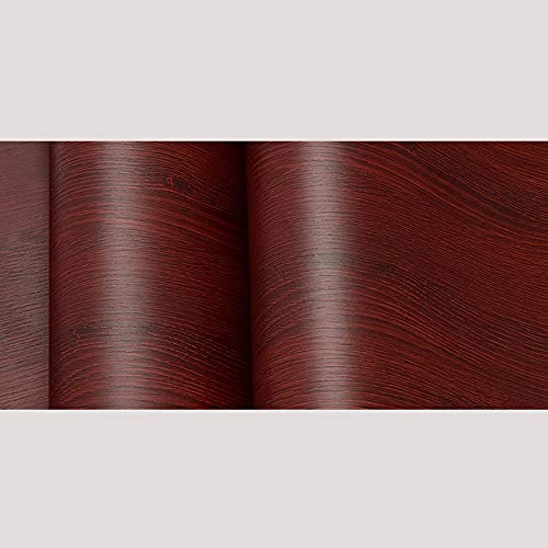Tapetenbordüre selbstklebend zum Aufkleben für Wohnzimmer Küche Badezimmer Abnehmbare Wasserdicht Bodenleiste PVC Dekorative Bordüre rot 8X1000CM