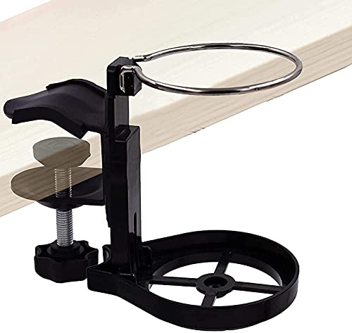 AUXPhome Portavasos antiderrames, soporte para botellas de agua para tu escritorio o mesa, plegable y portátil para viajes, aviones, cafeterías, escritorios, mesas y sillas de ruedas