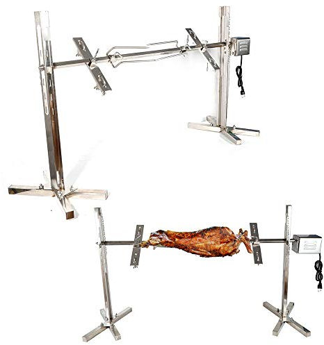 RainWeel Brochette électrique en acier inoxydable avec moteur 15 W