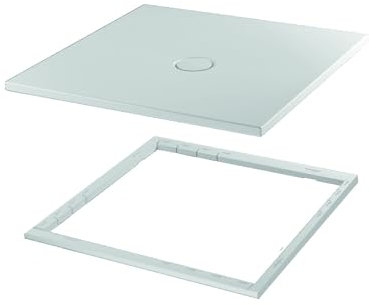 BetteFloor Duschwanne mit Minimum-Wannenträger, 140x75cm, 5802-440T1, Farbe: Snow (weiß matt)