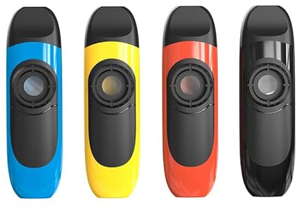 Kazoos Kazoos mit 5 zusätzlichen Membranen, ABS-Harz, Kazoo mit verstellbarem Klang für Gitarre, Bass, Ukulele, afrikanische Trommel, einfaches Lernen, buntes Kazoo für