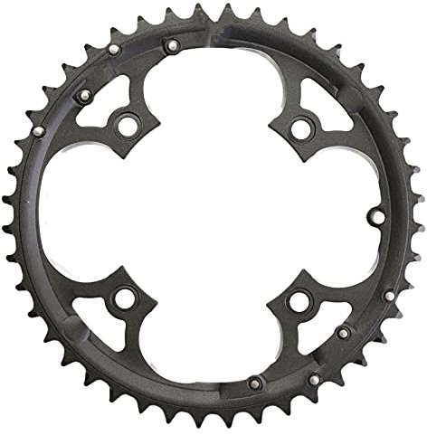 OqcEha Fahrradketten, Kettenräder, 42T Ersatzkettenblatt 10 Geschwindigkeit 104BCD Fit Fot Carbon Stahl Fahrrad Kurbelgarnitur Kettenblatt MTB Rennrad Kettenblatt for Shimano SLX XT (Farbe: 42T)
