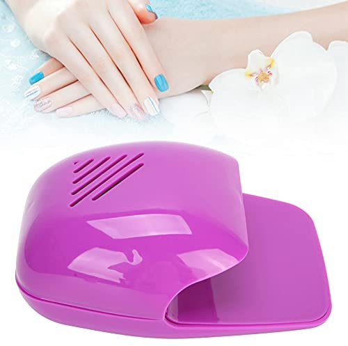Professioneller Haushalts-Nageltrockner, Tragbarer Nagellack-Gel-Trockner, Gebläse, Maniküre-Werkzeug (Lila)