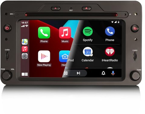 GONFEN Android 14.0 Autoradio Acht Kern 4GB+64GB Für Alfa Romeo 159 Sportwagon Brera Spider mit Navigation GPS Unterstützt drahtloses CarPlay Android AUTO WiFi CANBus SWC Bluetooth 5.0 DAB+ DVD USB FM