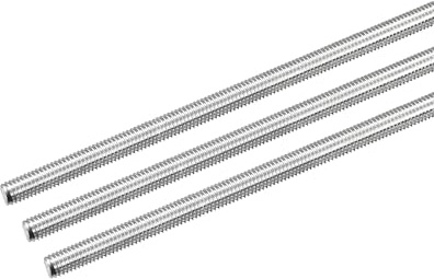 QUARKZMAN 3 Stück Gewindestange M5 x 180mm Vollgewindestange 304 Edelstahl V2A Gewindestangen A2 Metrisch Gewindebolzen VA Gewindestab Rechtsgewinde Gewindestift
