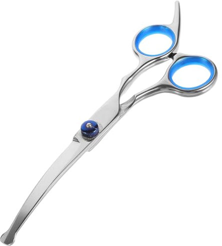 2 Stk Tierhaarschere pet grooming hair clipper die haarschneidemaschine Tierhaartrimmer Hundepflege Haarschneidescheren-Kit Former für Tierhaare Tierhaarschneider Silver Hohopeti