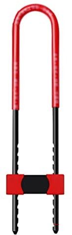 WZYYCV Antivol de vélo Serrure en Forme De U Serrure De Porte en Verre Serrure en Forme De U étendue Boutique Double Porte Serrure en Forme De U Serrure en Verre Serrure De Moto U Lock
