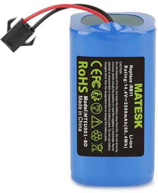 14.4 V 3500mAh Batería para Ecovacs Deebot N79S N79 DN622 para Eufy RoboVac 11 11S 11S MAX 12 15C 15T 35C para IKOHS Netbot S14 S15 para Amarey A800 A900 Compatible con Conga Excellence 990 950 1090