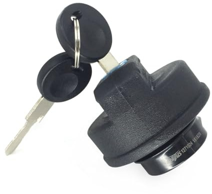 Hajus 1271024 Tankdeckel Tankverschluß mit Schlüssel Deckel kompatibel mit 80 100 A3-A8 TT VW Opel Seat Fiat Mercedes Ford Toyota Honda