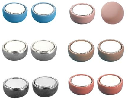 YiNLuax 6 Paare Praktische Schalhalter Magnetische Knöpfe Schals Pin Kerchief Pin Schalhalter Kleidungszugriffe Für Frau