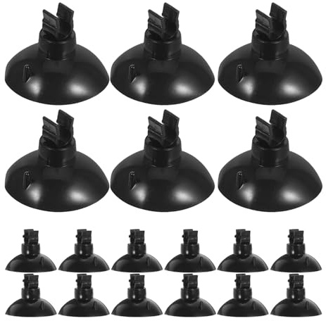 Levemolo 50pcs Aquarium Suction Cup Clamp for Fish Tank Water Pipe Fixing Hose Clip for Airline Tubing Suction Cup Clips for Water Changing