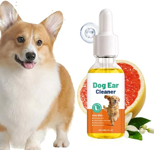 Pruojhw Nettoyeur d'oreille pour chiens | Produit de nettoyage pour chiots, nettoyant pour oreilles de chien - Pour les amoureux des animaux, les cabinets vétérinaires, les éleveurs, les refuges pour