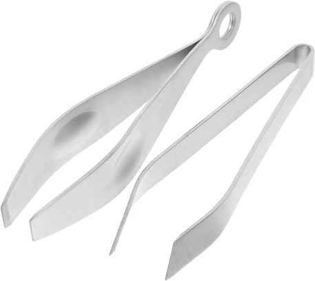 ifundom 2pcs Fish Bone Tweezer for Kitchen Pincer Puller to Remove Goose Hair and Pigs Hair Efficient Plucking Fish Bone Clip