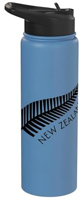 New Zealand Fern Proud Kiwi New Zealander NZ Stainless Steel Insulated Water Bottle