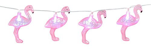 Boland - LED Lichterkette Flamingo | Länge 140 cm, LED Beleuchtung für Party, Dekoration und Geburtstag