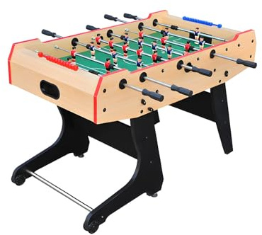 Vente-unique - Baby Foot Pliable en MDF - 137 x 74,5 x 86 cm - Stadium