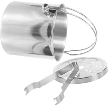 SOESFOUFU Seau À Glace Double Couche en Métal De 16 Cm/2 8 L pour Vin Bière Bar Fête