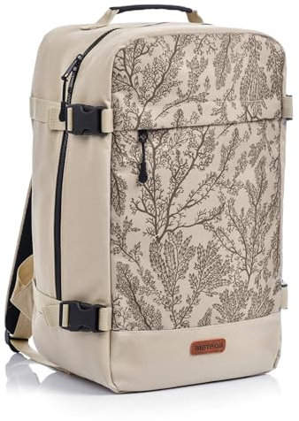 meteor Kabinengröße Handgepäck mit Laptopfach für Wizz Air Ryanair Lufthansa - Rucksack Unter Sitz 40x20x25 Handgepäckrucksack Flugzeug Reisetasche Boardgepäck Tasche für Weekender Kurze Tirp