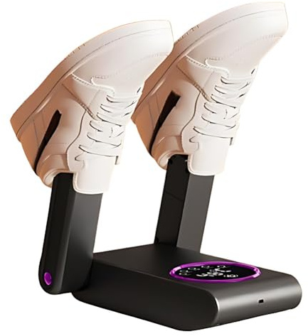 Electric Shoes Dryer, 150W Boot Dryer Shoe Dryer with 4 Levels of Timing, 48℃ Constant Temperature, Retractable Foldable Portable Dryer Quick Drying for Shoes Boots Gloves Socks