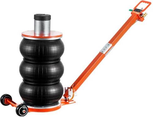 VEVOR Air Jack, 5 Ton/11000 lbs, 4-10 S Pneumatic Lifting Jack with Heightened Column & Adjustable Handle, Easy-to-Lift & Space-Saving Jack with Thick Rubber Pad, Fits for Sedan, SUV, Pickup Truck