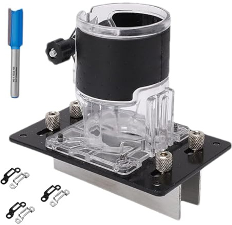 Invisible Fastener Slotting Bracket - 2 in 1 Invisible Connector Screw Fasteners,Accurate Slotting Jig Bracket for Furniture Panel Connections Wardrobe Window Frame