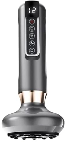 Luxylab LUXYSHAPE Anti Cellulite Massagegerät mit Schröpfen, Gua Sha und Massage für Beine, Gesäß, Bauch, Armen Rücken Bauen Glattere, Straffere Haut (Grau)