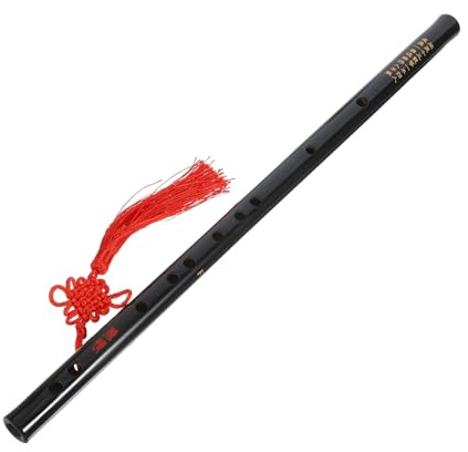 ARTSEWPLY Flauta de Bambú para Adultos y Principiantes Instrumento Antiguo con Sonido y Diseño para Regalo Cultural