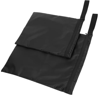 Mikinona Borsa Riutilizzabile 2 Pezzi 30x22,5cm e 36x30cm con Scomparti Asciutti e Bagnati per Pannolini e Costumi da Bagno, con Cinturino da Polso, per Spiaggia, Piscina, Palestra e