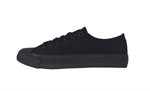P&L ITALY COLLECTION Zapatillas de Lona Mujer Blanco Bambas Blancas Puntera Goma Loneta