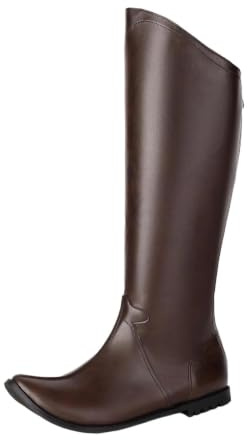 Celanisai Botas vaqueras para hombre Botines occidentales Botas de equitación de invierno estampado de color sólido con tacón de bloque y hebilla elegantes de cuero botas de trabajo puntiagudas botas