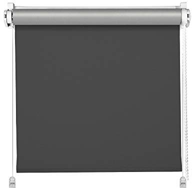 Thermo-Rollo Anthrazit 85x150cm Klemm Fix Rollo