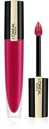 L'Oréal Paris - Rossetto liquido opaco, rosso, colore: I represent, lampone (114), 7 ml