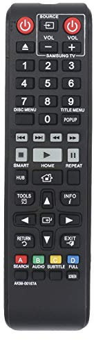 AK59-00167A Télécommande de Remplacement - AK5900167A Télécommande pour Samsung Blu-Ray Disc Player BD-F6500 BD-F7500 BD-H6500 BD-C7900 BD-C5500 BD-F6500/XU BD-F7500/XU BD-F6700 Remote Controller